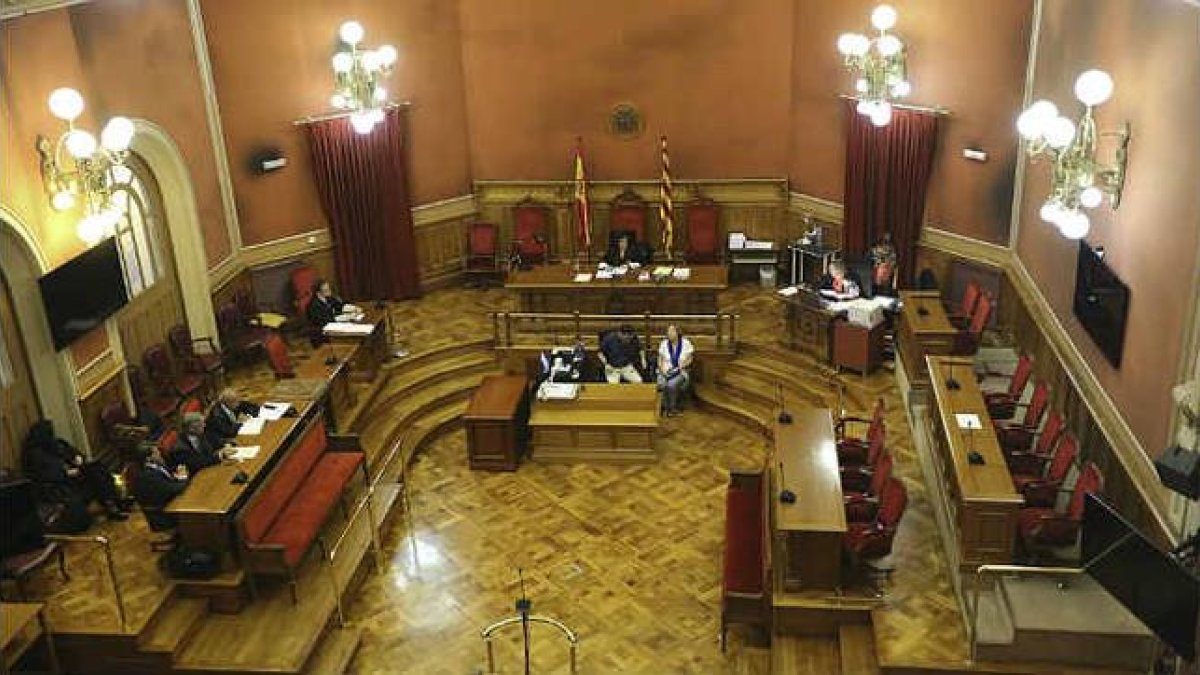 Juicio en la Sala del Jurado de la Audiencia de Barcelona.