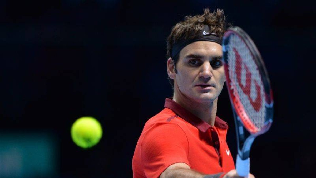 Federer, en un momento del partido.