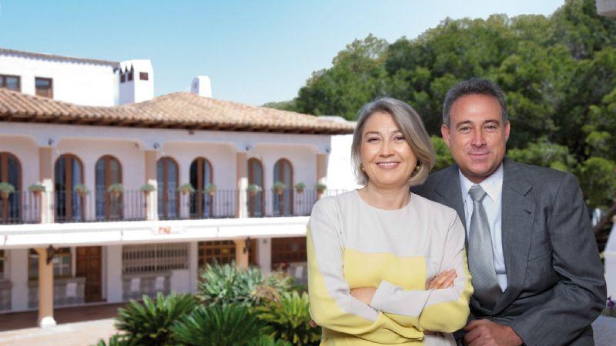 Carmen y Luis Riu, propietarios de Hoteles Riu, en el 2016.
