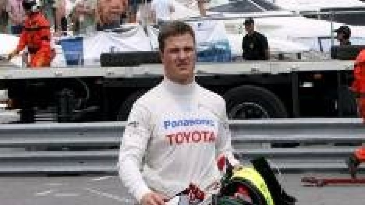 El alemán, Ralf Schumacher, el sábado, en el circuito de Montecarlo