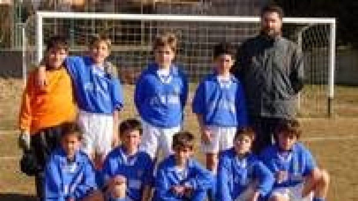 Formación del Sport Bernesga que milita en la 3.ª División Provincial Alevín