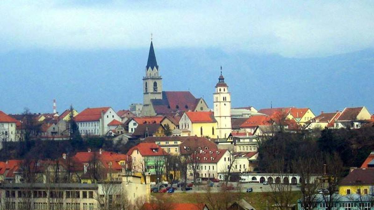 La ciudad de Kranj, en Eslovenia
