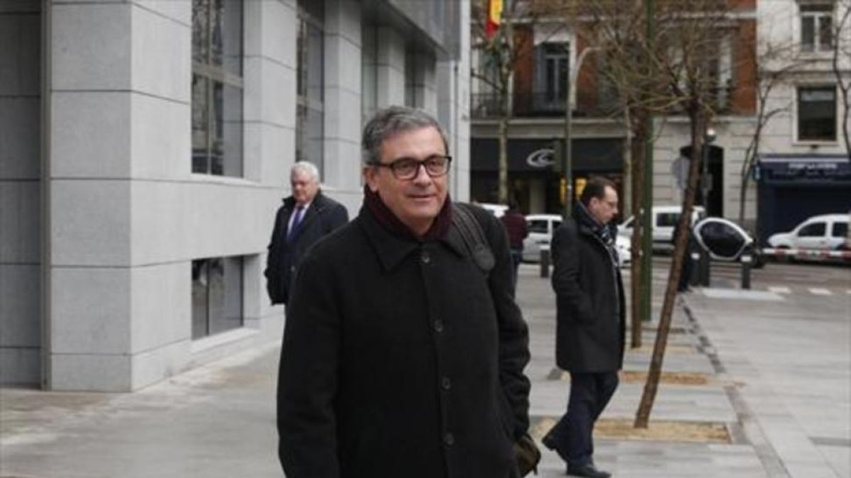 Jordi Pujol, el 11 de febrero del 2016, ante la Audiencia Nacional.