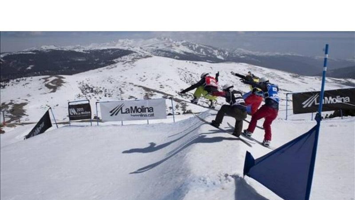 Campeonato del mundo de snowboard en La Molina, en el 2011.