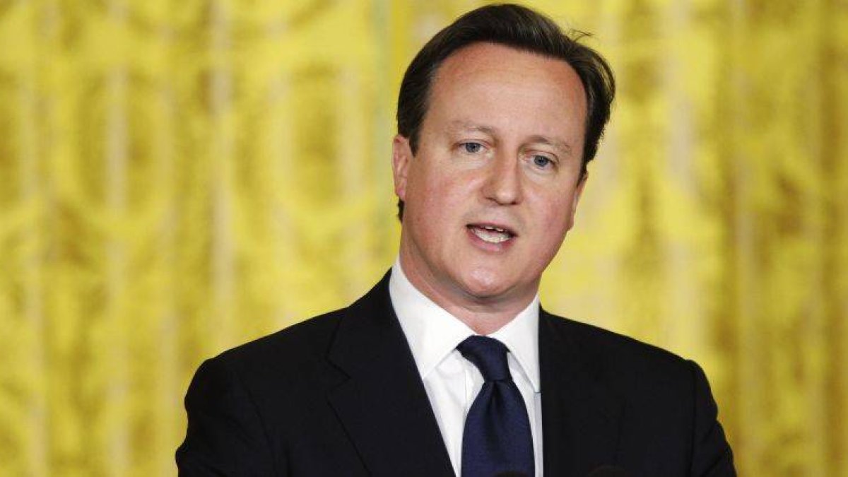 David Cameron, durante una comparecencia de prensa.