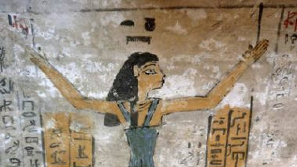 Cámara sepulcral pintada con 3.500 años de antigüedad descubierta por un investigador español en Lux