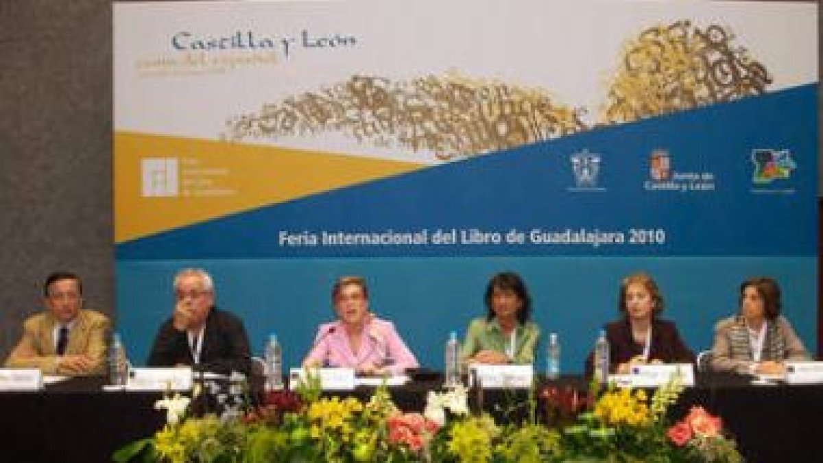 Ramón García, Giménez-Rico, Salgueiro, Elisa Delibes, Pilar Celma y Amparo Medina-Bocos.
