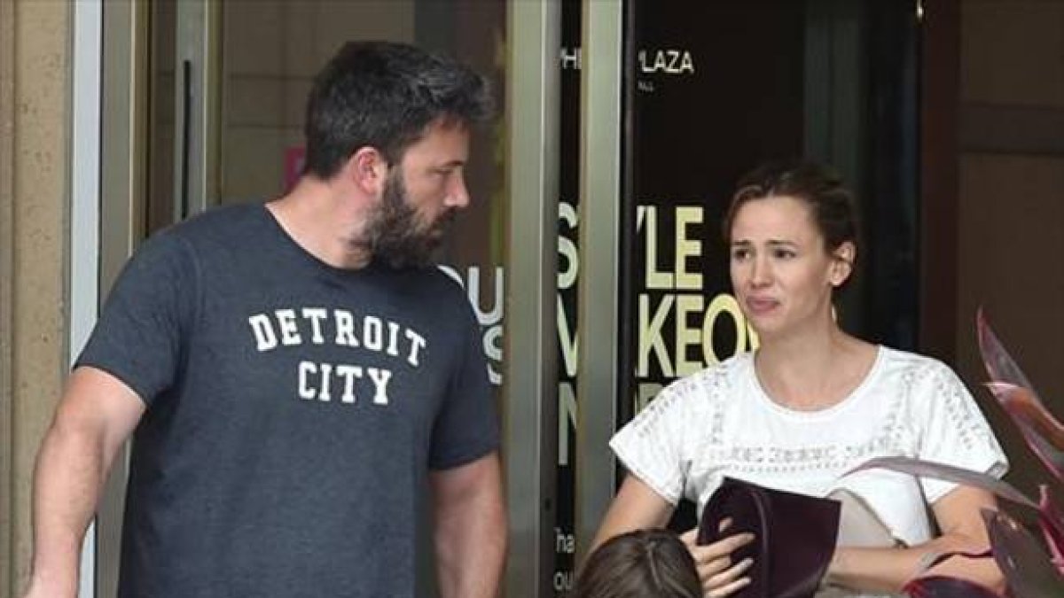 Ben Affleck y Jennifer Garner, este fin de semana en Atlanta.