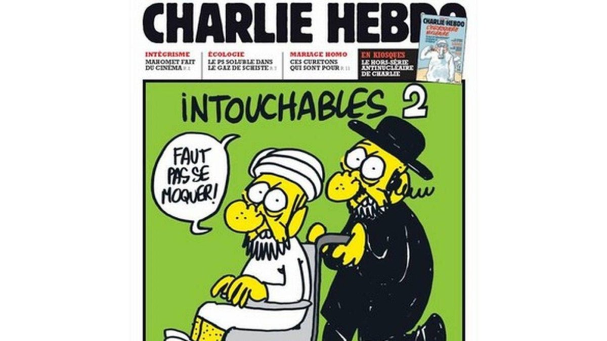 Portada del semanario francés 'Charlie Hebdo'.