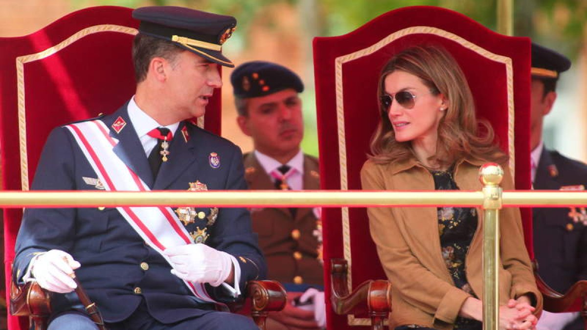 Felipe VI y Letizia estuvieron por última vez juntos en la base aérea en la graduación del 2011.