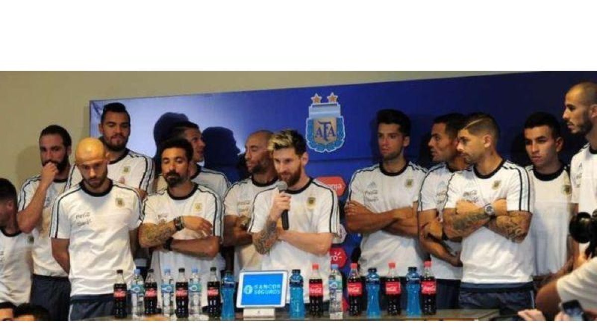 Leo Messi dio la cara y anunció que Argentina no hablará más con los medios.