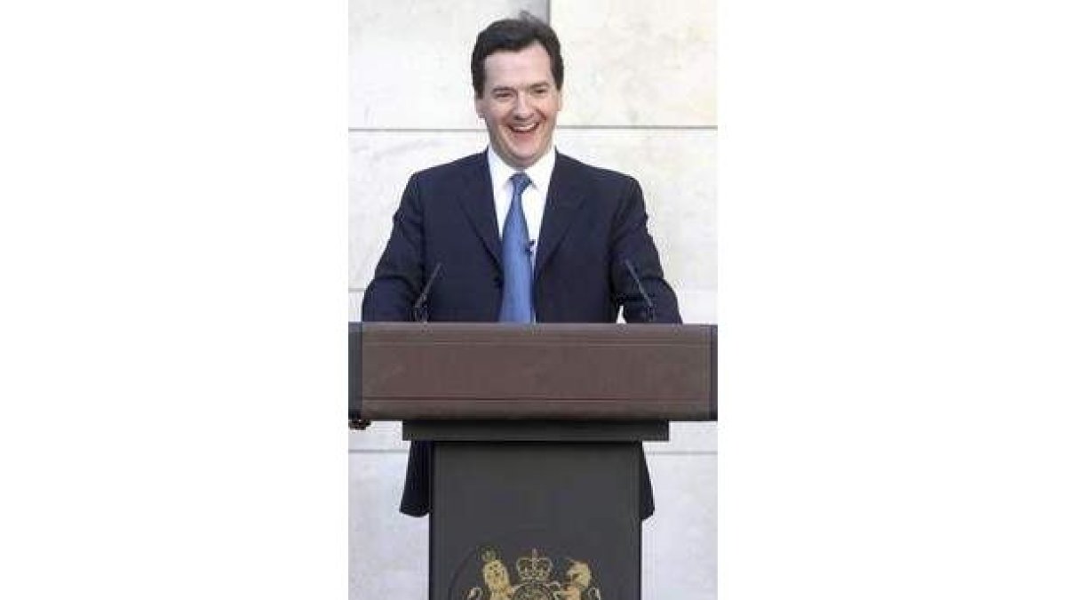 El ministro británico de Economía, George Osborne.