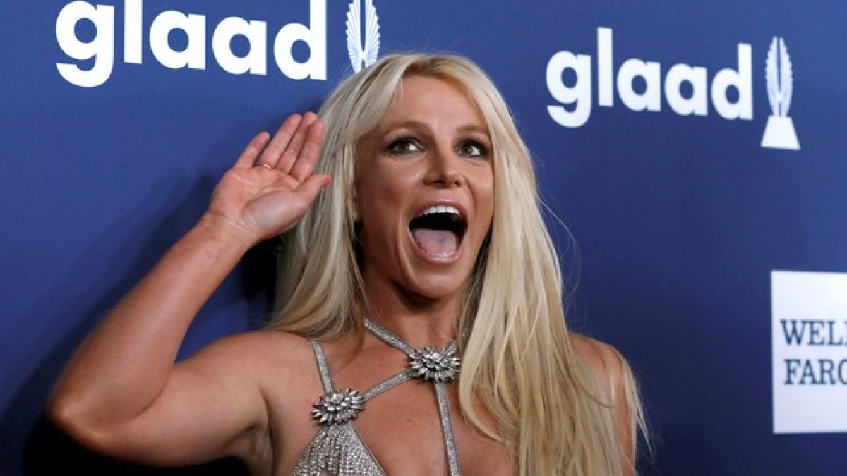 Britney Spears, durante la entrega de unos premios en beverly Hills, hace un año.