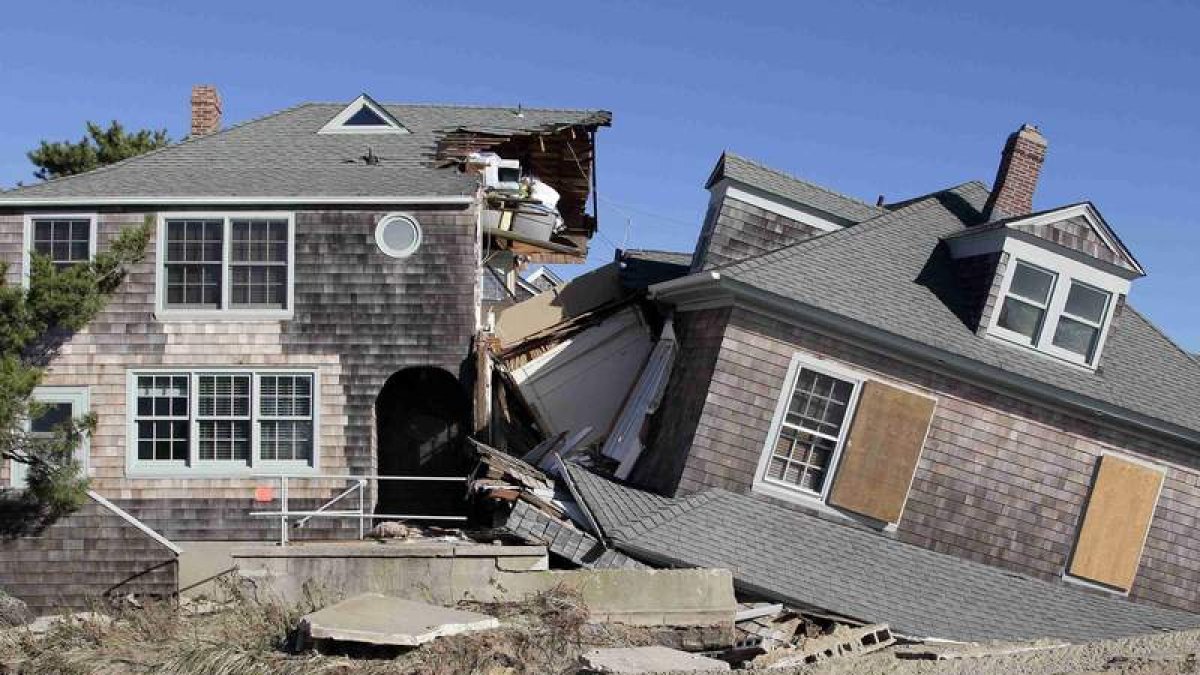 Destrozos provocados por ‘Sandy’ en Bay Head, Nueva Jersey.
