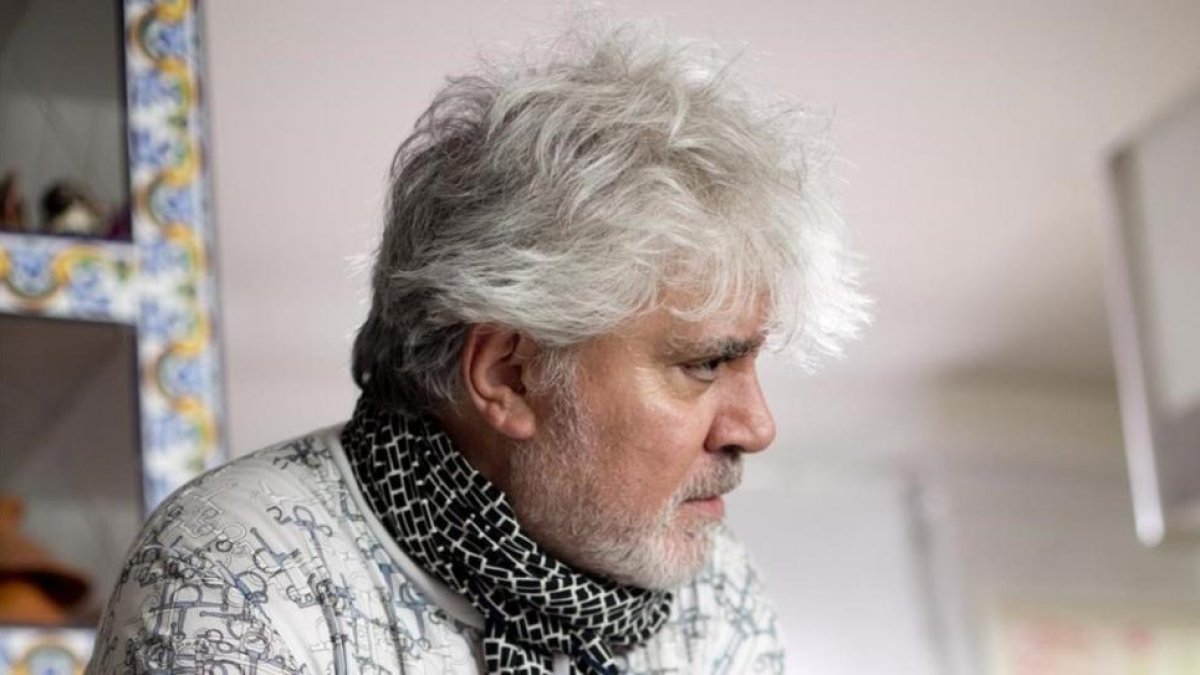 Pedro Almodóvar, durante el rodaje de 'Julieta'.