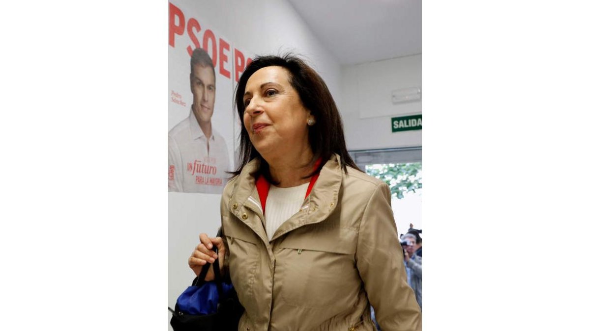 La número dos del PSOE por Madrid, Margarita Robles. S. BARRENECHEA