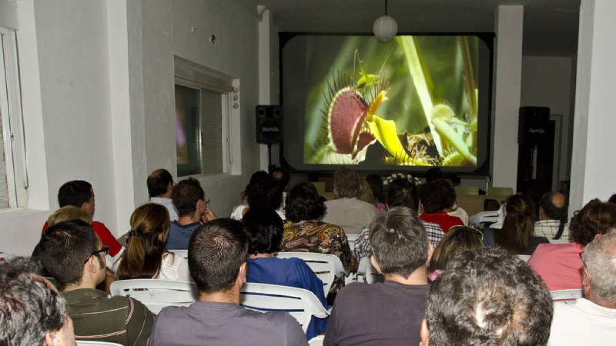 Imagen de uno de los documentales proyectados en las escuelas de Quintanilla de Losada.