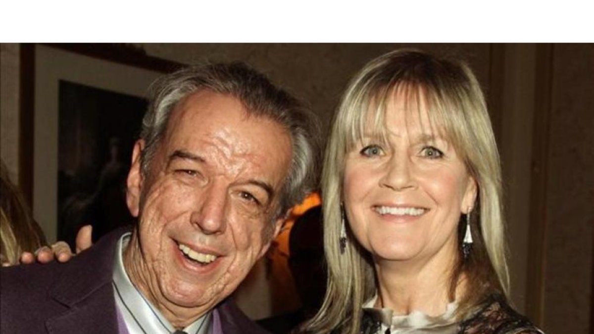 El compositor de 'Thriller', Rod Temperton, y su mujer, Kathy, en el 2012.