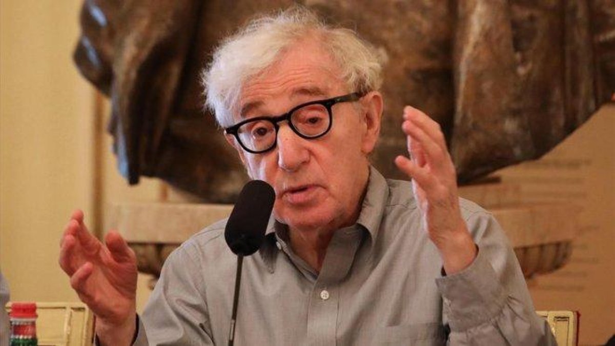Woody Allen, este martes, en La Scala de Milán.