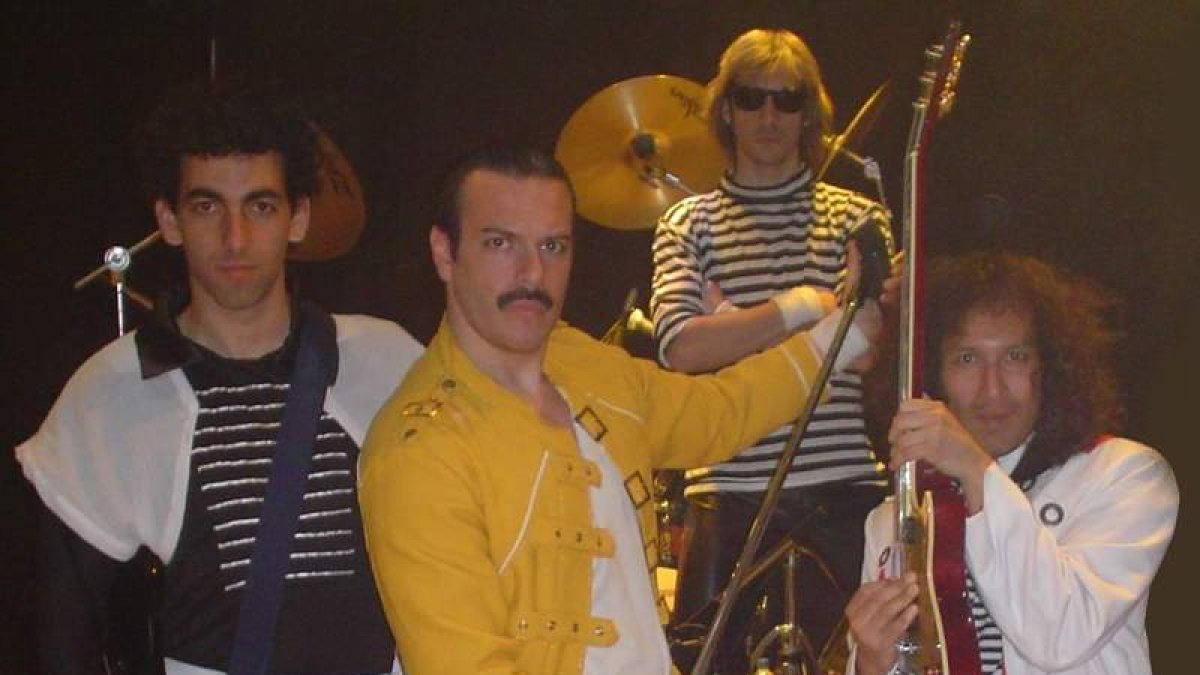 Los integrantes de la banda argentina Dr. Queen, que actúan esta noche en Studio 54.