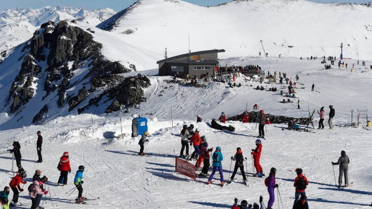 Estación de esquí de San-Isidro en 2021. JESUS F. SALVADORES