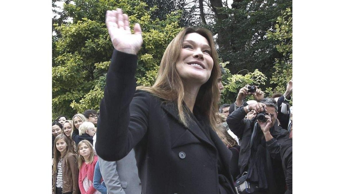 Carla Bruni, en una foto tomada el pasado 17 de septiembre en París.