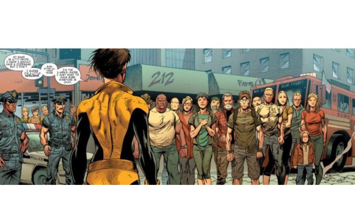Una de las polémicas viñetas de Ardian Syaf en 'X-Men Gold'.