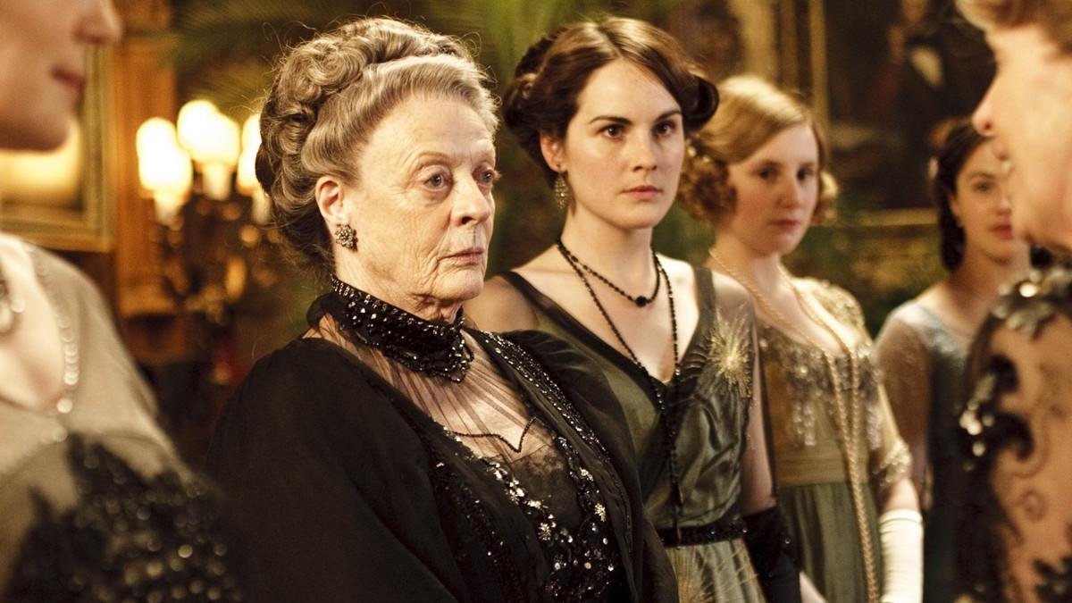 Maggie Smith y Michelle Dockery en Downton Abbey.