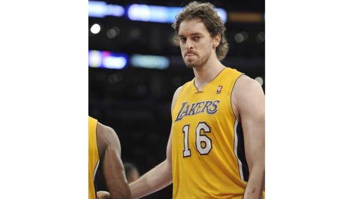 El jugador español Pau Gasol de los Lakers.