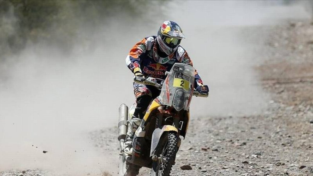 Marc Coma, en una etapa del Dakar.