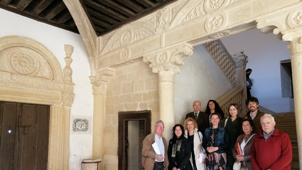 La Comisión de Patrimonio de este mes que ha tenido lugar esta mañana en el Palacio de los Condes de Grajal, JCYL