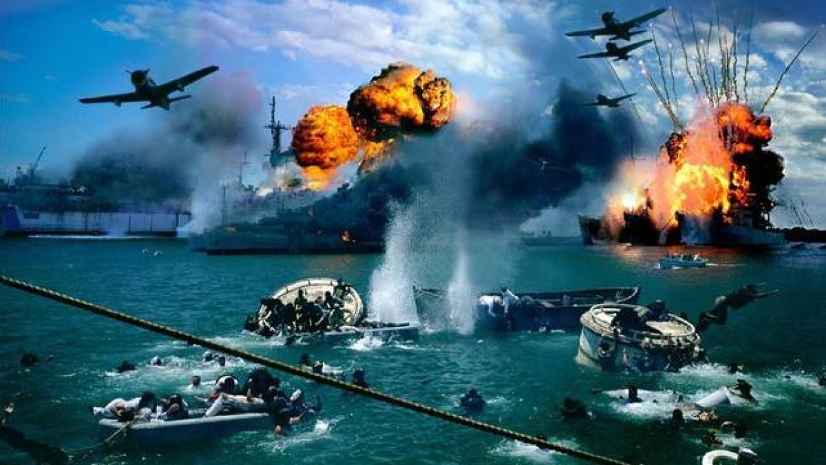 Una imagen del episodio 'Pearl Harbor' de la serie 'Un mundo en guerra'.