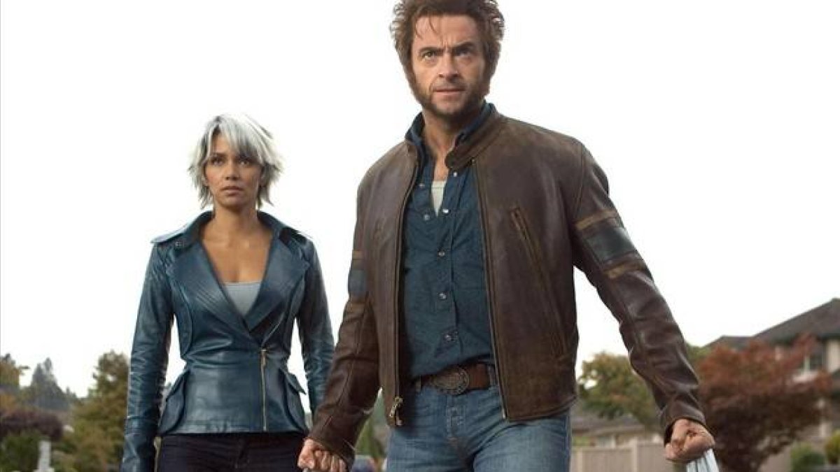Halle Berry y Hugh Jackman, en una escena de la película 'X-Men: La decisión final'.