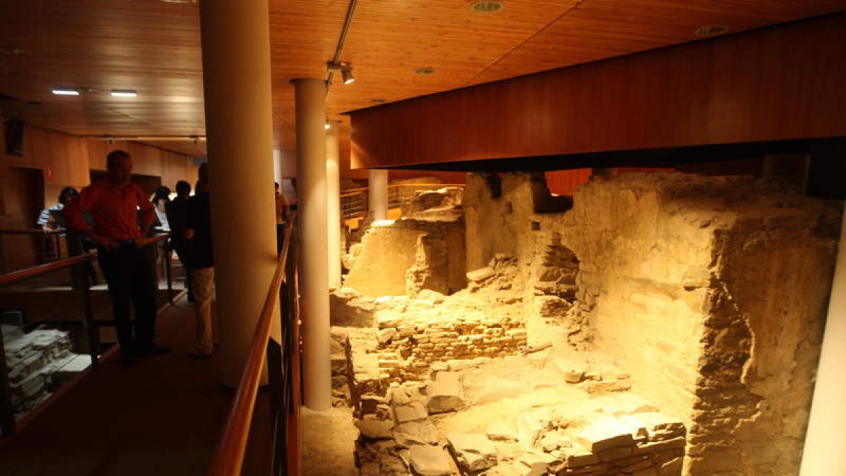 Imagen de archivo de los restos que ofrece la Ruta Romana de Astorga.