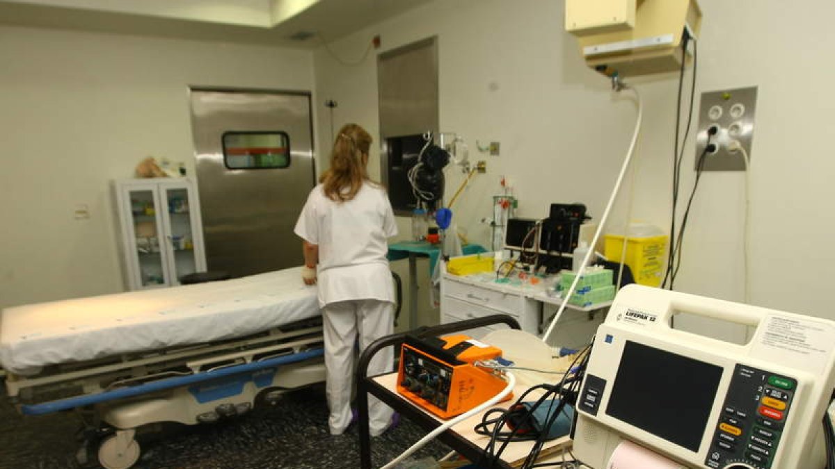 Una dependencia de la sección de Urgencias del Hospital del Bierzo en una foto de archivo.