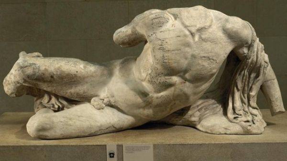 Mármol de la colección Elgin del Partenón que viajará al Hermitage.