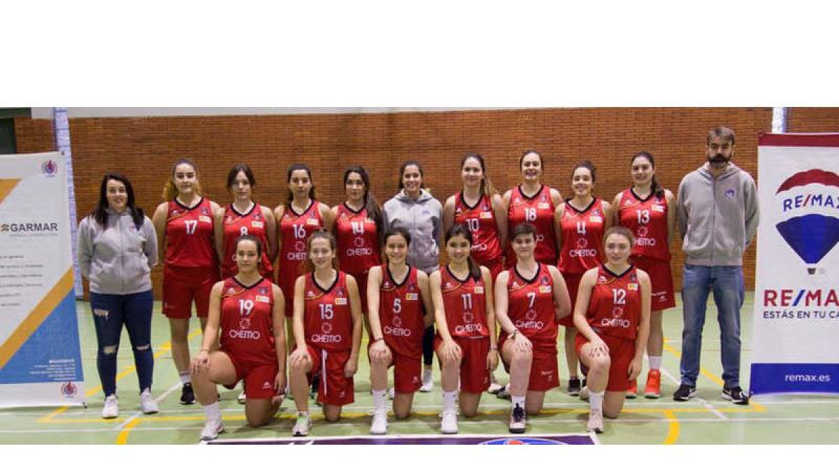 Formación del Baloncesto Femenino León de la categoría sénior femenina provincial.