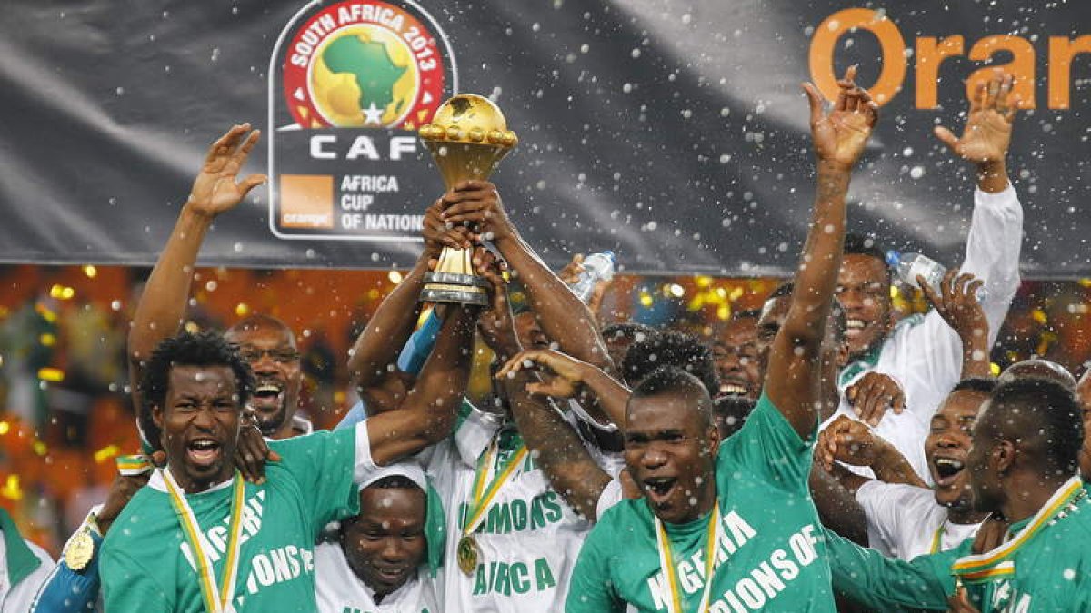 La selección de Nigeria se proclamó campeona de la Copa África.