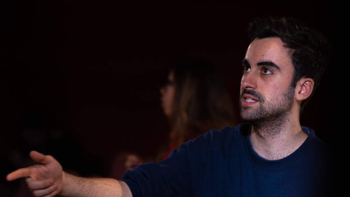 El joven director leonés Pablo Fuentes Fernández. DL