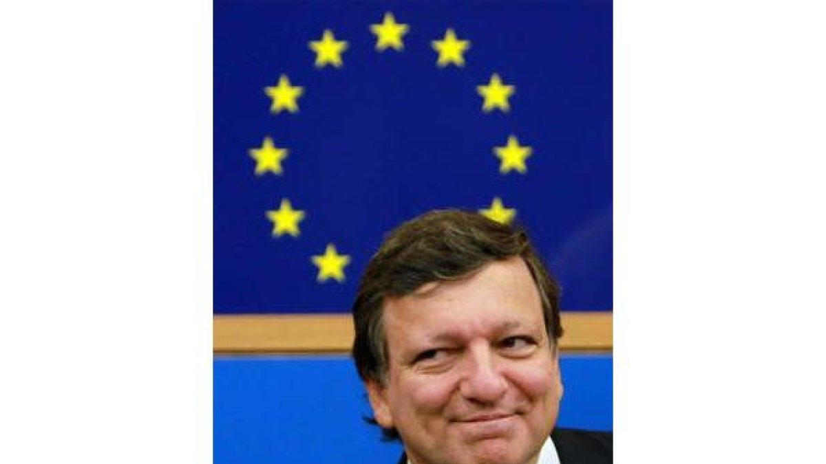 José Manuel Durao Barroso, tras resultar reelegido.