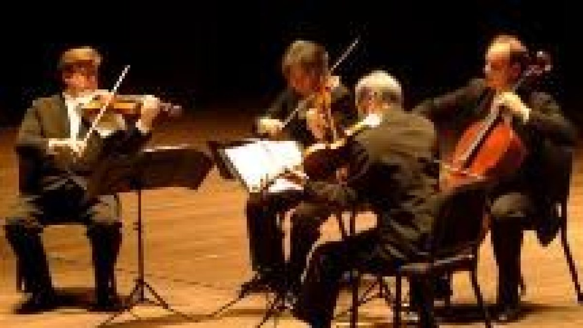Un momento de la brillante actuación del Cuarteto Tokio en el Auditorio de León