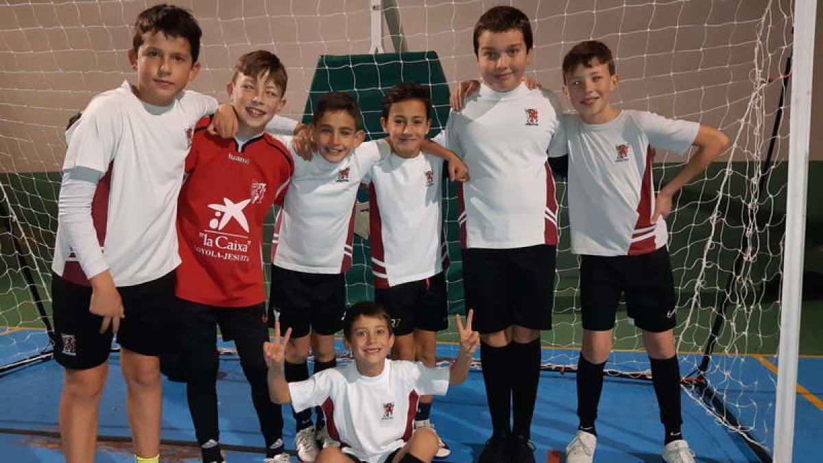 Carlos, Héctor, David, Álex, Rabanillo, Jaime y Diego conformaron el equipo Futbolísimos.