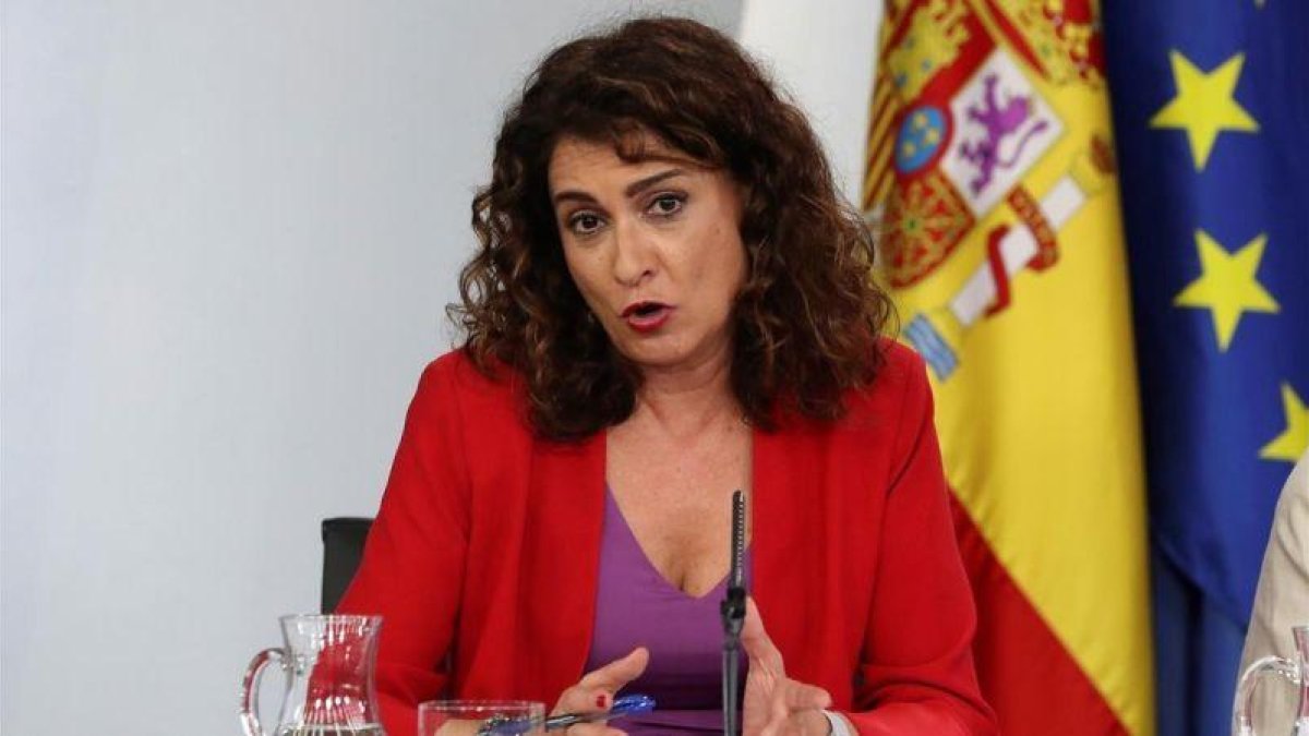 a ministra de Hacienda, María Jesús Montero, en julio pasado.