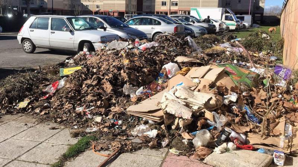 Imagen de una de las zonas de acumulación de basura denunciadas en anteriores ocasiones. DL