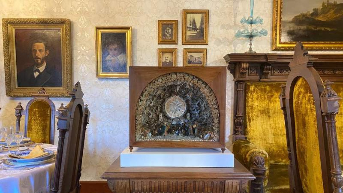 La pieza ‘Belén de monja’ puede verse en Casa Botines hasta el 15 de enero. DL