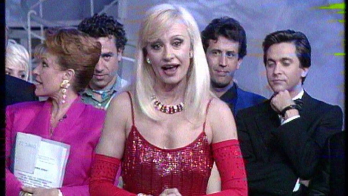 Imagen de Raffaella Carrà en uno de los programas que ha presentado en TVE.