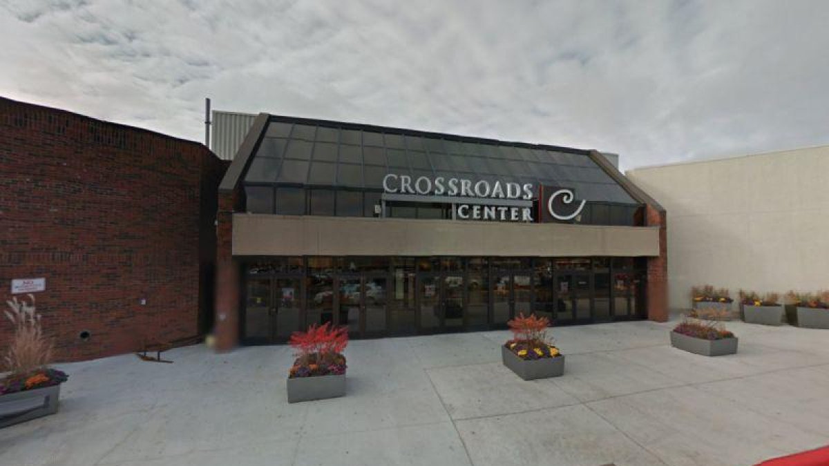 Imagen del centro comercial Crossroads Center de Minnesota en Google Maps.