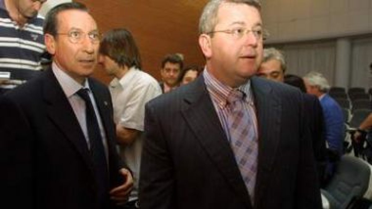 Carlos Díez Valdeón y Alfonso Rodríguez Hevia en una foto de archivo