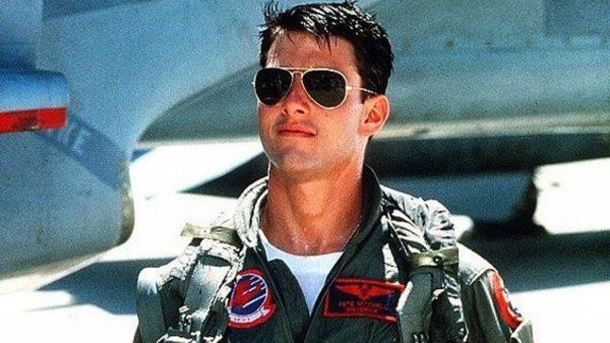 Tom Cruise, como teniente Mawerick, en 'Top Gun', el taquillazo de 1986.