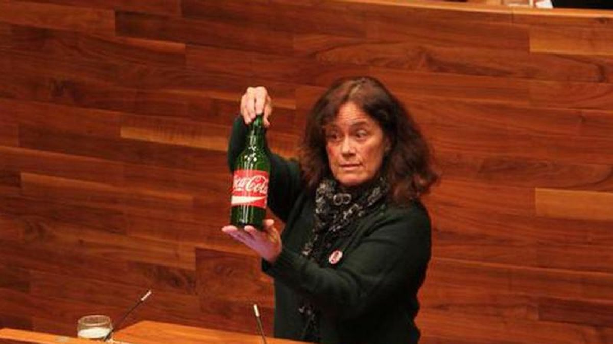 La diputada de Podemos Paula Valero.